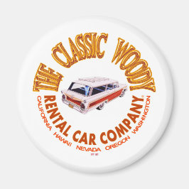 Imã O Clássico Wody Car Company Magnet