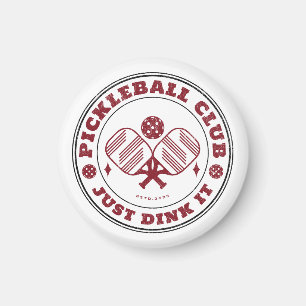 Imã O Clube De Pickleball Apenas Dink-It Vintage