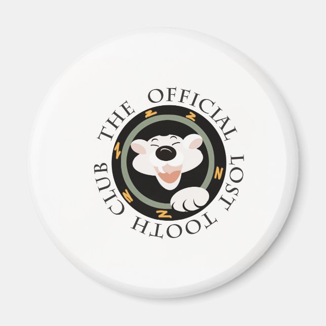 Imã O Clube Oficial dos Dentes Perdidos (Frente)