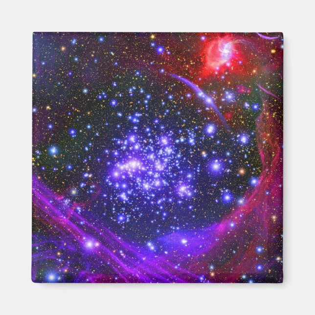 Imã O cluster de estrelas Arches é dentro no hub (Frente)