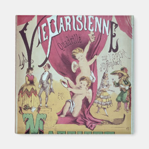 Imã O cobrir La da folha da contagem 'Vie Parisienne