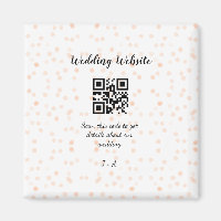 O código QR de verificação do site de casamento pa
