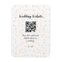 O código QR de verificação do site de casamento pa