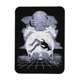 Ímã O Colapso - Design de Streetwear Techno-Dystopian