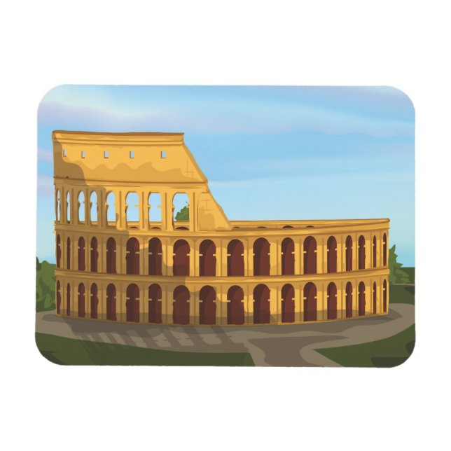 Ímã O Coliseu de Roma (Horizontal)