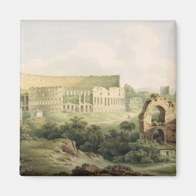 Imã O Colósio, Roma, 1802 (c/c sobre grafite em dois (Frente)