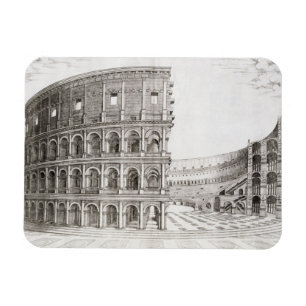 Ímã O Colosseum, construído no ANÚNCIO 80 (gravura)