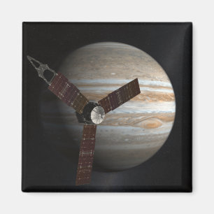 Imã O conceito do artista da nave espacial de Juno