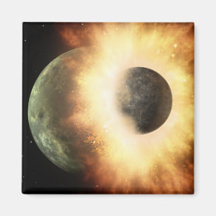 Imã O conceito do artista de um corpo celeste