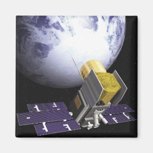 Imã O conceito do gelo, nuvem do artista