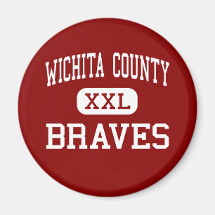Imã O Condado de Wichita - Braves - júnior - Leoti