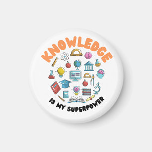 Imã O Conhecimento É O Meu Superpoder