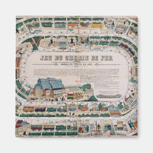 Imã O conselho para um jogo railway, 1850
