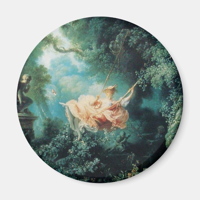 Imã O cor-de-rosa verde SWING (Frente)