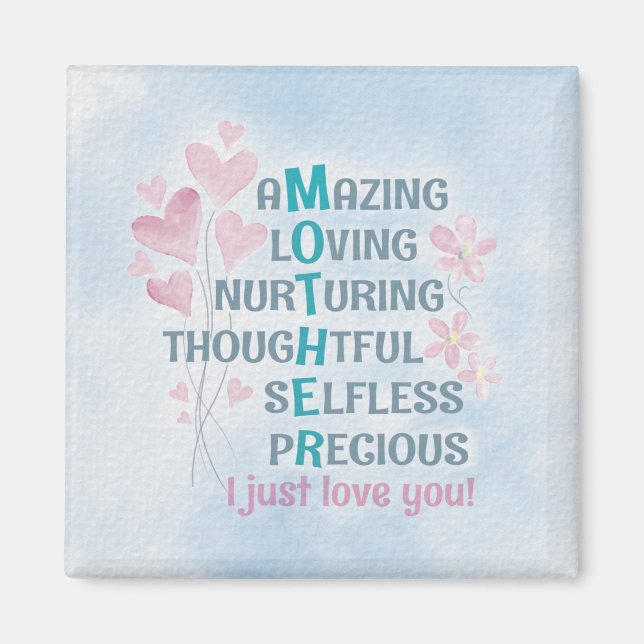 Imã O coração da mãe (Frente)