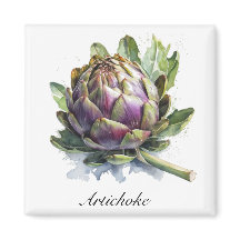 O Coração do Jardim: Artichoke em Aquarela