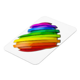 Ímã O coração do orgulho de SlipperyJoe forma múltipla