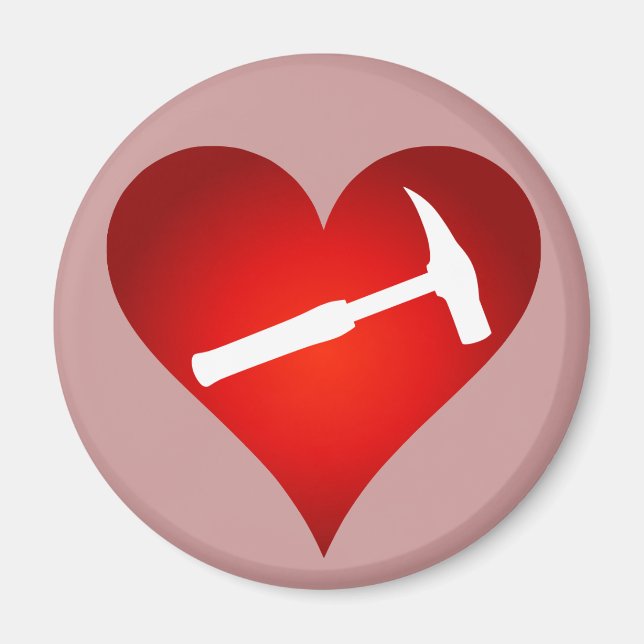 Imã O Coração e o Martelo do Geólogo (Frente)