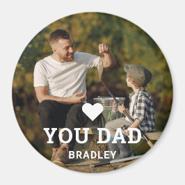 Imã O CORAÇÃO FANTÁSTICA ADORA VOCÊ PAI nomes de fotos