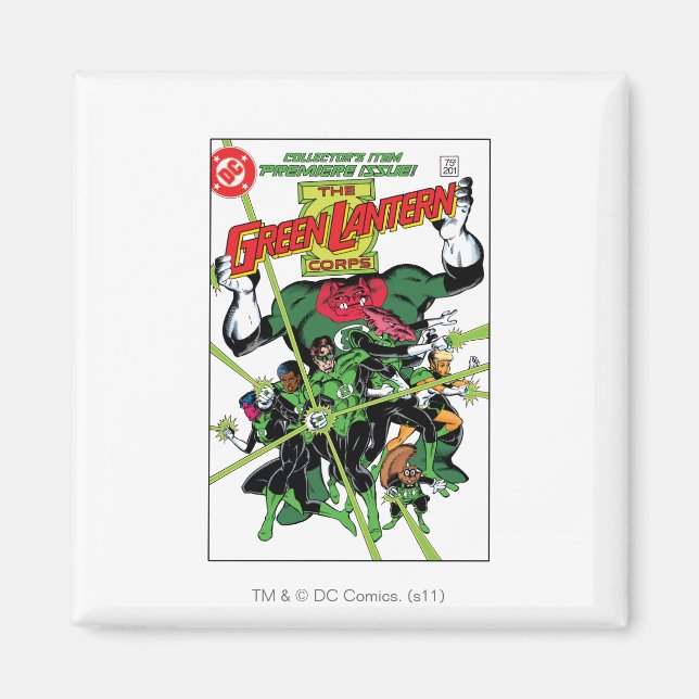 Imã O Corpo dos Lanternas Verdes (Frente)