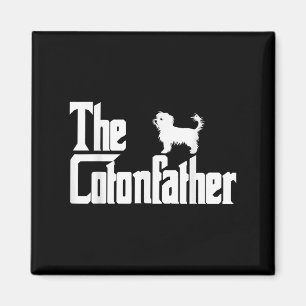 Imã O Cotonou Funny Coton De Tulear Dog Pai Shir