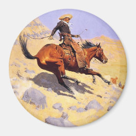 Imã O Cowboy (por Frederic Remington)