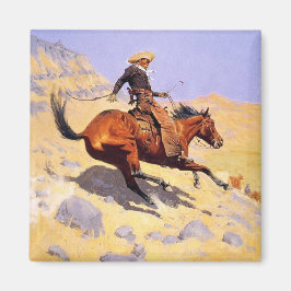 Imã O Cowboy (por Frederic Remington)