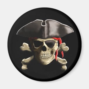 Imã O crânio alegre do pirata de Roger