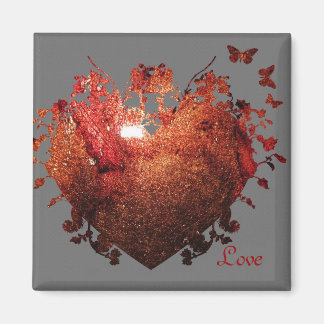 Imã O Crescente Coração Do Magneta Do Amor!