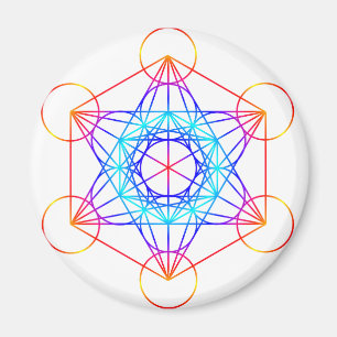 Imã O cubo de Metatron (cor 2)