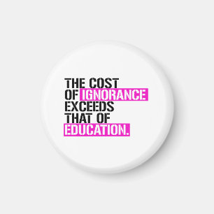 Imã O custo da ignorância excede o da educação