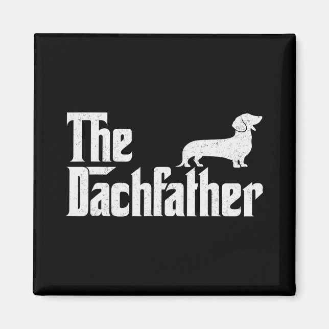 Imã O Dachshund Cachorro Salsicha Engraçado Presentes  (Frente)