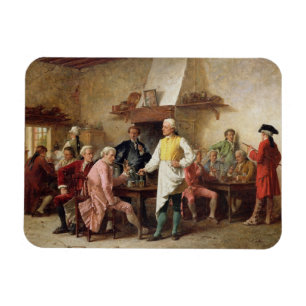 Ímã O debate de um cavalheiro, 1881 (óleo no painel)