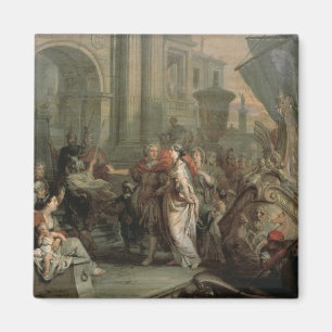 Imã O desembarque de Cleopatra na parte posterioa do