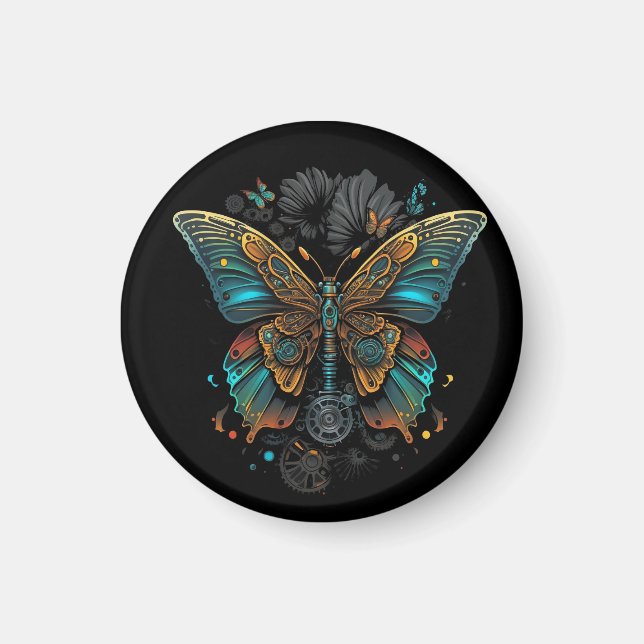 Imã o design da borboleta (Frente)
