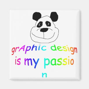 Imã O Design gráfico é o meu ímã de paixão