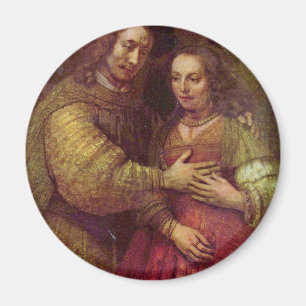 Imã O detalhe judaico da noiva (casal) por Rembrandt