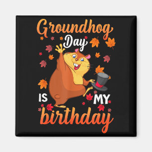 Imã O Dia da Marmota é Meu Aniversário 2 de Fevereiro,