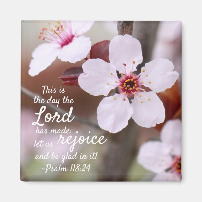 Imã "O Dia Que O Senhor Fez..." Íman (Frente)