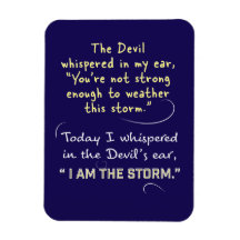 O diabo sussurrou no meu ouvido, Magnets Christian