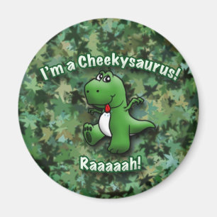 Imã O dinossauro bonito é um Cheekysaurus