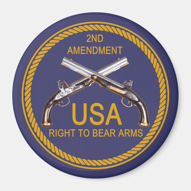 Imã O Direito De Guardar Armas 3 (Frente)