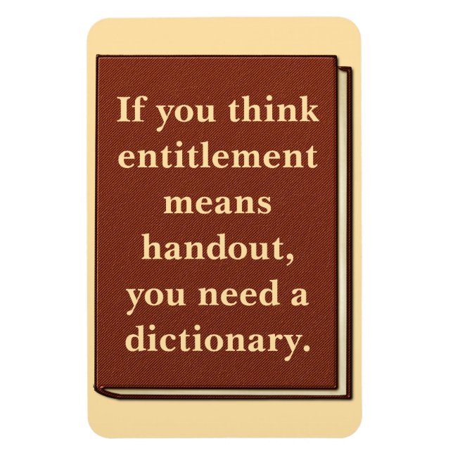 Ímã O direito não é um folheto (Vertical)