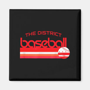 Imã O Distrito Beisebol Washington Dc Fã de Esportes C