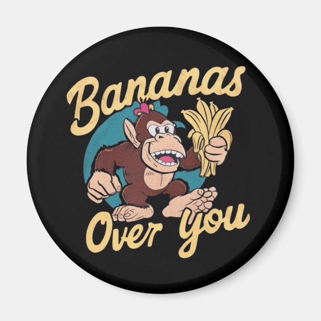 Imã O Donkey Kong, Bananas sobre você (Frente)