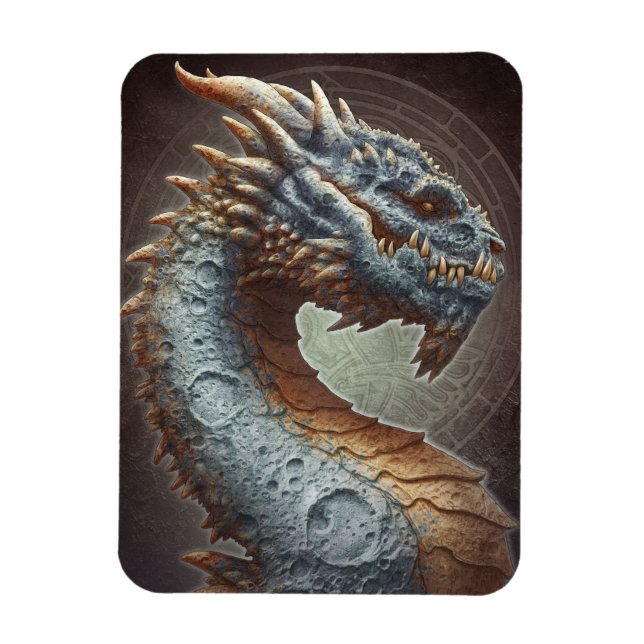 Ímã O Dragão da Lua de Kerem Beyit (Vertical)