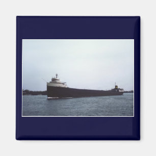 Imã O Edmund Fitzgerald no rio do St. Clair