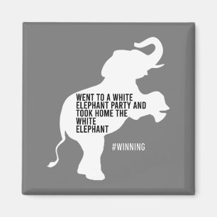 Imã O Elefante Branco Ficou Engraçado