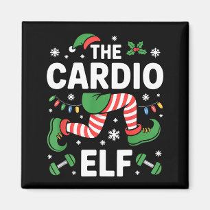Imã O Elfo Cardio Engraçado Treino de Natal Academia F