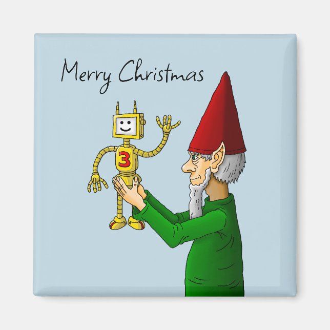 Imã O Elfo da Oficina do Papai Noel (Frente)